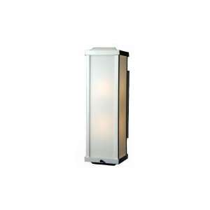   Outdoor Flush Mount in Antique Silver with Opal Acrylic Panels glass