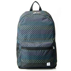 BN Adidas Girl BP Backpack Bookbag in Black with Blue Pink Yellow Star 