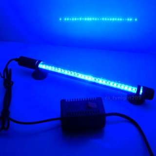 32 LED Aquarium Fish Tank Bar BLUE Light Lamp W/ switch  