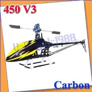    carbon 450 v3 sport rc helicopter align trex arf kit+ Toys & Games