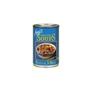 Amys Kitchen Organic Pasta & 3 Bean Soup (12x14.1 OZ):  