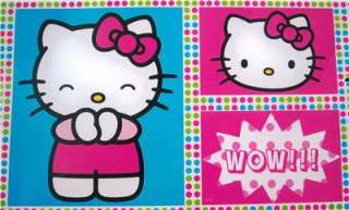 NEW * HELLO KITTY * gift wrap paper 18 sheets PARTY  