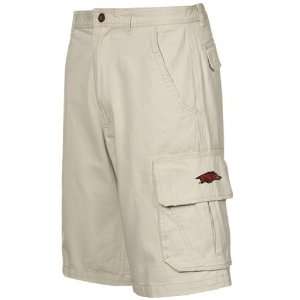  Arkansas Razorbacks Khaki Cargo Shorts