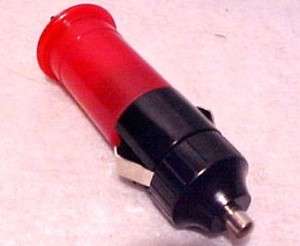 New Auto Cb Ham Radio RED Lighted 12v Cigarette Lighter Plug Cord Jack 