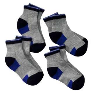 Boys Growing Socks by Richelieu 4 pk. Ankle Socks   Navy Blue product 