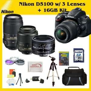 VR AF S DX Nikkor Lens and Nikon 55 300mm VR Autofocus Lens and Nikon 