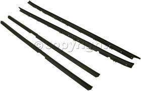   parts beltline weatherstrip seals set of 4 made from strong automotive
