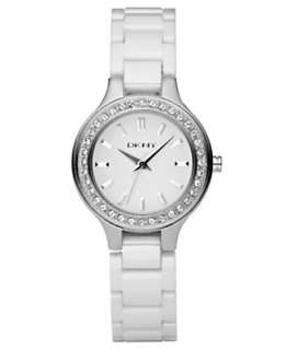 DKNY Watch, Womens White Ceramic Bracelet NY4982   Straps