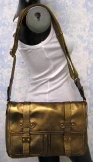 Authentic Lauren Ralph Lauren Leather Messenger Bag  