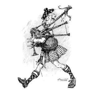  Bagpipes Pipes Piper Musical Instrument Greeting Card 