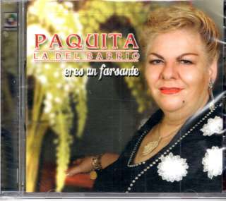 PAQUITA LA DEL BARRIO ERES UN FARSANTE (NEW2010) CD  