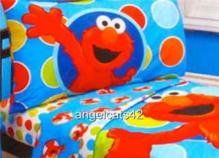 Sesame Street Elmo 4 Piece Toddler Bedding Set  