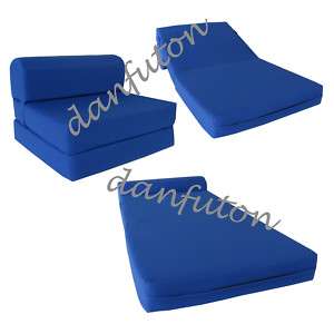 Full Size Sleeper Chair Folding Foam Bed Sofa Royal  