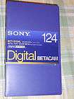 New SONY BCT D124L Digibeta 124 Minute Tape for Digit