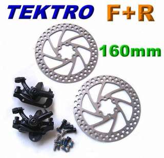 Tektro F+R IOX Disc Brake Rotor Caliper Mountain Bike  