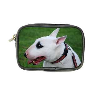 Bull Terrier Dog Puppies Leather Coin Purse Wallet Bags  