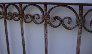 Antique Wrought Iron Panel / Gate 36.25 x 49.75  