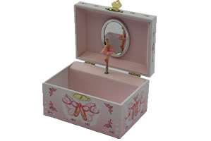 Pink Ballerina Musical Jewellery Box  