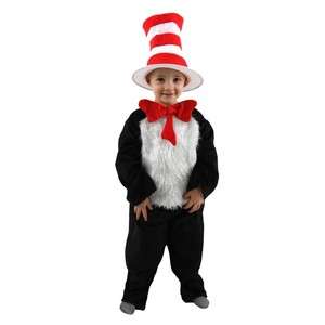   dr. suess jumpsuit hat kids girls boys halloween costume Medium  