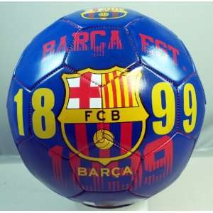   Soccer Ball   Half Red & Half Blue   FCB (Futbol Club Barcelona) Logo
