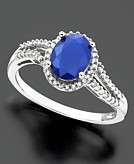   Reviews for 14k White Gold Oval Cut Sapphire Ring (1 1/2 ct. t.w