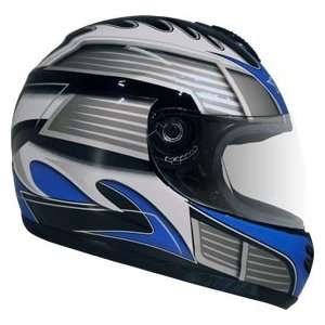  Small Blue DOT Full Face Street Bike JIX Motorcycle Helmet 