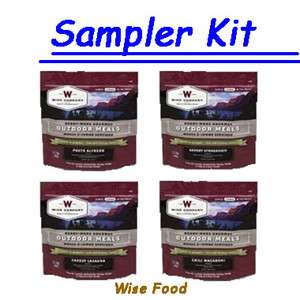 Sampler Kit Emergency Food Kit Wise MRE Camping Freeze  