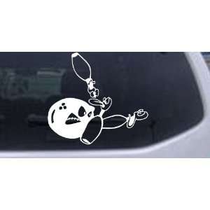  Funny Bowling Ball and Pins Sports Car Window Wall Laptop 