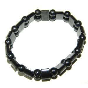    Magnetic Hematite Black Pearl Bracelet