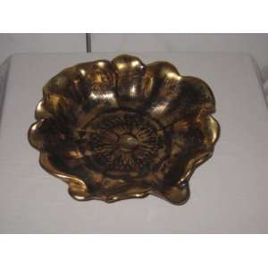    Stangl Pottery   Gold Flower Decorative Bowl 