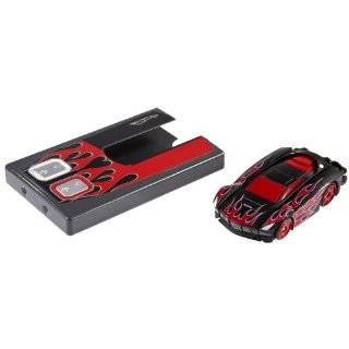 Hot Wheels RC Stealth Rides Racing Car   Black with Red Flames