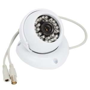   Cmos 600tvl 30led Ir Security Indoor Dome Camera White