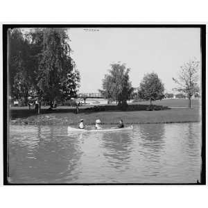  Canoeing at Belle Isle Park,Detroit,Mich.