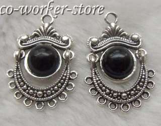 10pcs Antique Tibet Silver Chandelier Earrings Findings  