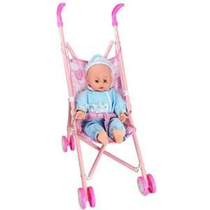  BABY DOLL STROLLER WITH BABY DOLL INCLUDED HIGH QUALITY 
