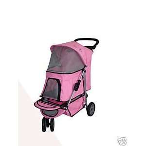  Sporty Pet Stroller Carrier w/Cup Holder PINK: Pet 