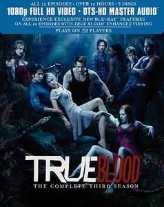 True Blood The Complete Third Season Blu ray Disc, 2011, 5 Disc Set 
