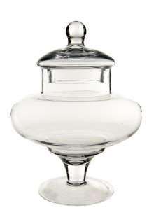 Apothecary Glass Jar. H 10, Open D 4 Candy Buffet  