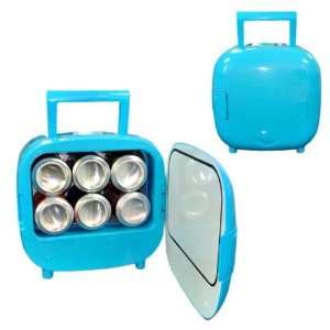  4l Mini Portable Fridge Cooler with Handle and Legs 