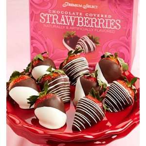 Classic Chocolate Dipped Strawberries 9 Ct:  Grocery 