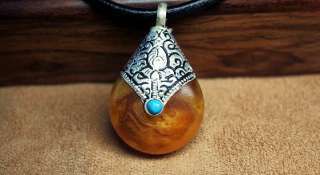 Custom Information  Tibetan Silver Pendant / Necklace