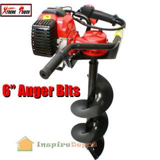   One Man 2.3HP 2 Stroke Gas Post Plant Ice Hole Digger Hole Dig  