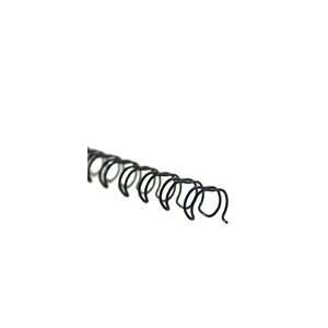  1/4 Black Spiral O 19 Loop Wire Binding Combs   210pk 
