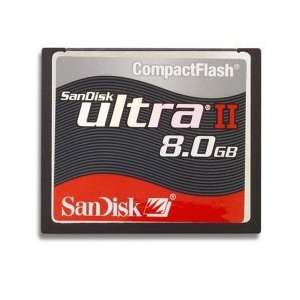  8GB Ultra II Compact Flash Card (SDCFH 8192) Retail 