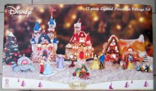 Disney Brass Key Princess Porcelain Village   Retired Christmas 