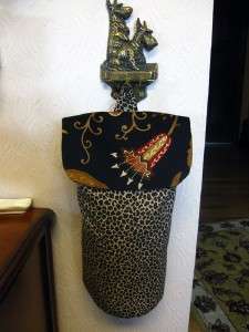 Designer Plastic Bag Holder Dispenser Leopard Rbt Allen  