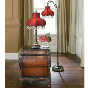  Dale Tiffany Victorian Table and Floor Lamps
