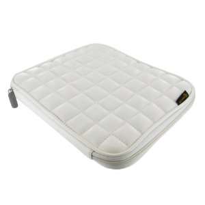   White Netbook Memory Foam Case (Faux Leather   White) Electronics