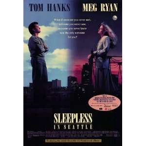  Sleepless in Seattle (1993) 27 x 40 Movie Poster Style B 