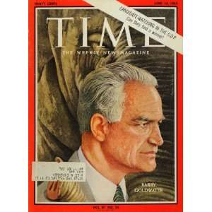  1963 Cover Time Senator Barry Goldwater Republican 